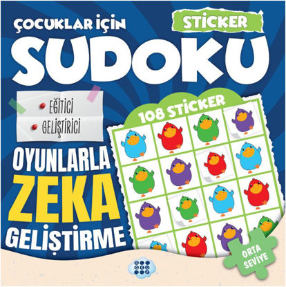 ÇOCUKLAR İÇİN SUDOKU - ORTA SEVİYE *MAVİ* resmi