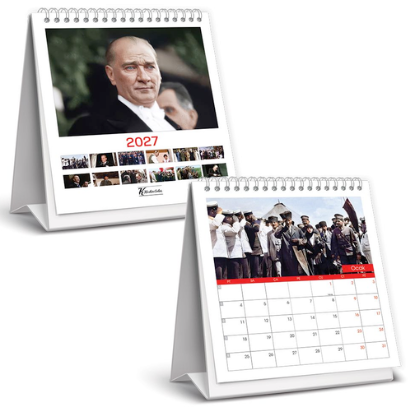 Kare Masa Takvimi - Atatürk 2027 resmi