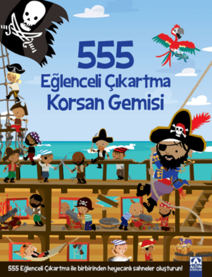 555 Eğlenceli Çıkartma Korsan Gemisi resmi