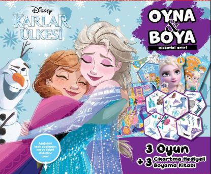 Disney Karlar Oyna ve Boya Ülkesi Kutulu Set resmi