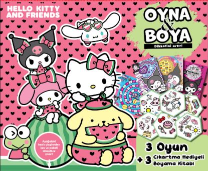 Kuromi Oyna ve Boya Kutulu Set resmi