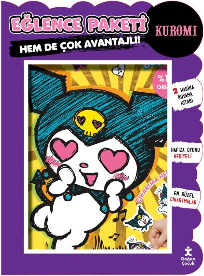 Kuromi 2'li Boyama resmi