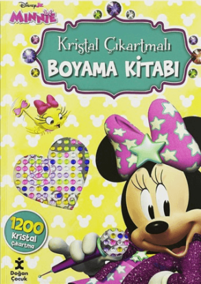 Disney Minnie - Kristal Çıkartmalı Boyama Kitabı resmi