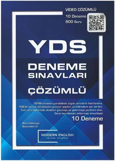 Modern English Yds Deneme Sınavları - Video Çözümlü resmi
