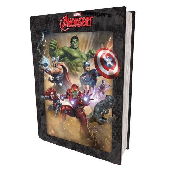 Avengers 300 Parça Puzzle - Metal Kutu resmi