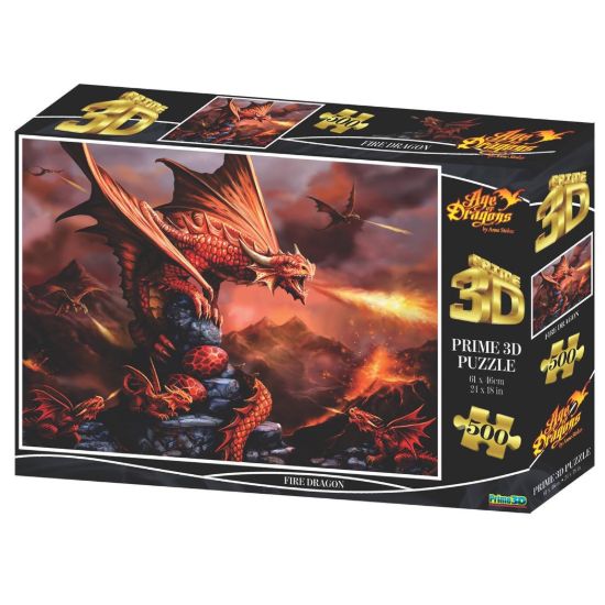 Fire Dragon 500 Parça 3D resmi
