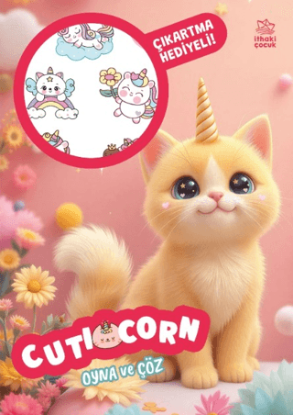 Cuticorn - Oyna ve Çöz Çıkartmalı Etkinlik Kitabı resmi