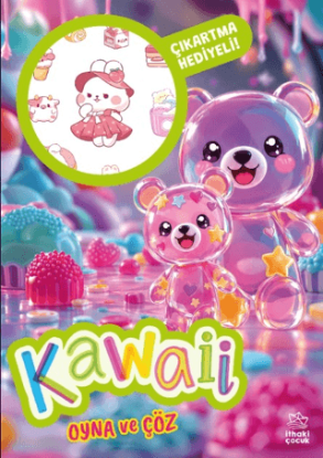 Kawaii - Oyna ve Çöz Çıkartmalı Etkinlik Kitabı resmi