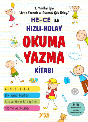 Hece ile Hızlı Kolay Okuma Yazma Kitabı resmi