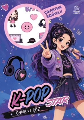 K-Pop Star - Oyna ve Çöz Çıkartmalı Etkinlik Kitabı resmi