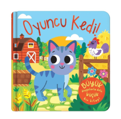 Parmak Kuklalı Kitap - Oyuncu Kedi resmi