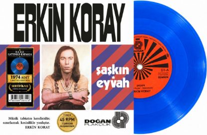 Şaşkın / Eyvah (Renkli Plak) - 45 'lik Single Plak resmi