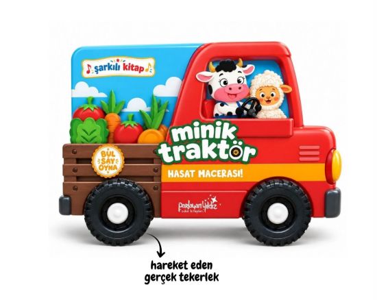 Tekerlekli Kitap Minik Traktör - Hasat Macerası resmi