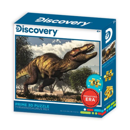 Discovery Tyrannosaurus Rex Puzzle 63P resmi
