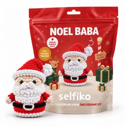 Noel Baba Örgü İpi Seti resmi