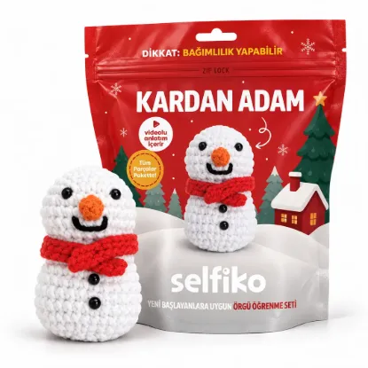 Kardan Adam Örgü İpi Seti resmi
