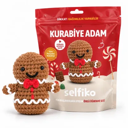 Kurabiye Adam Örgü İpi Seti resmi