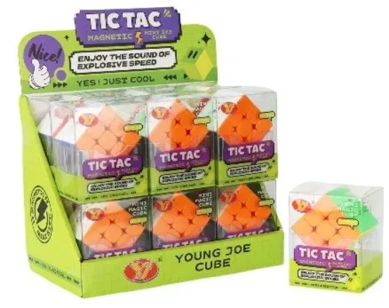 Rubiks Young Joe Tic Tac 3x3 Mini Magnetic Küp resmi