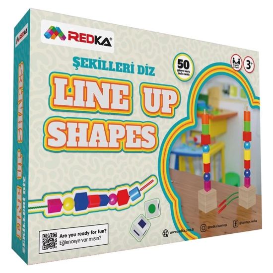 Şekilleri Diz Line Up Shapes resmi